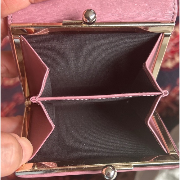 Mint $550 PAUL SMITH of London Lilac Small leather wallet coin purse - Picture 7 of 11